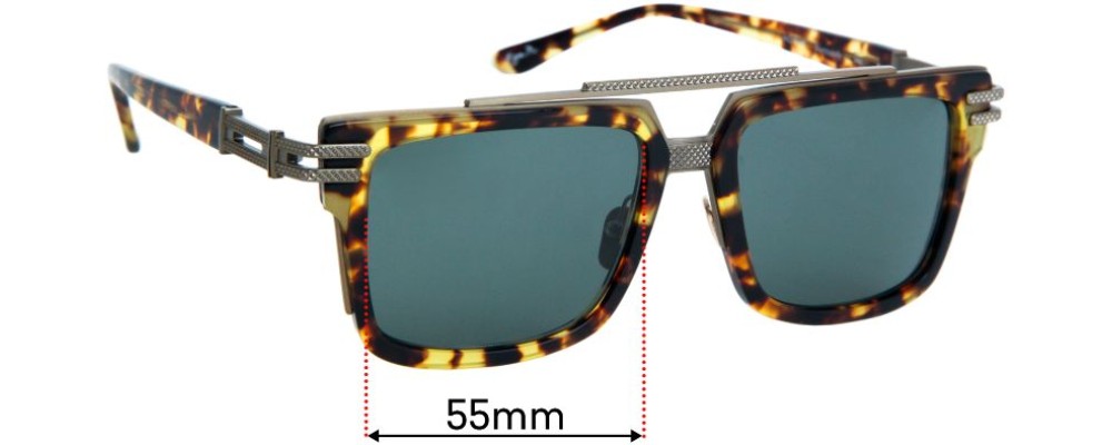 Sunglass Fix Replacement Lenses for Frency & Mercury Normandy - 55mm Wide